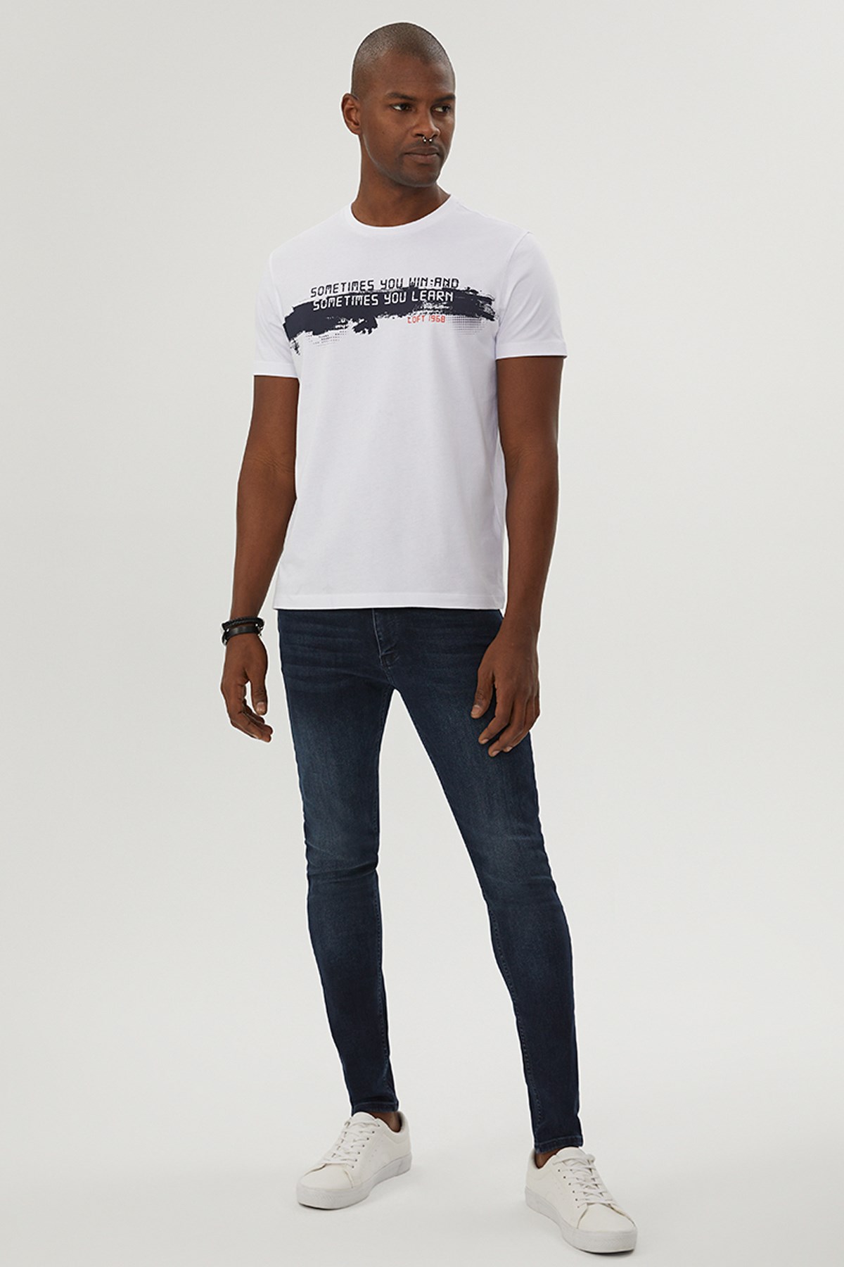 Loft Beyaz Erkek Tişört LF2028960 Beyaz