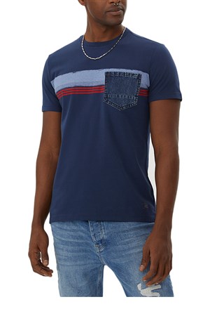 Loft Laci Erkek Tişört LF2028977 Lacivert