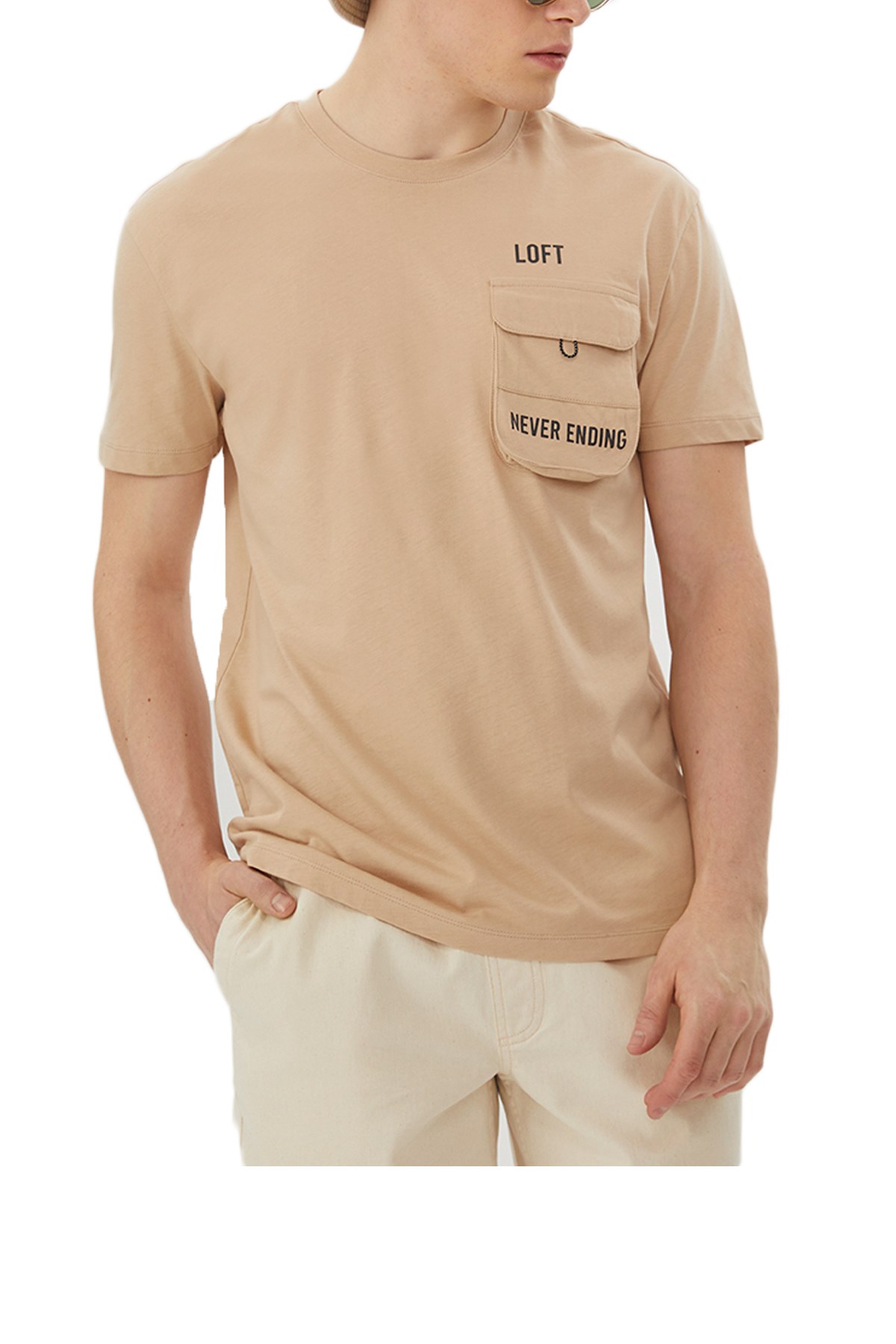 Loft Erkek Tişört LF2028982 Bej