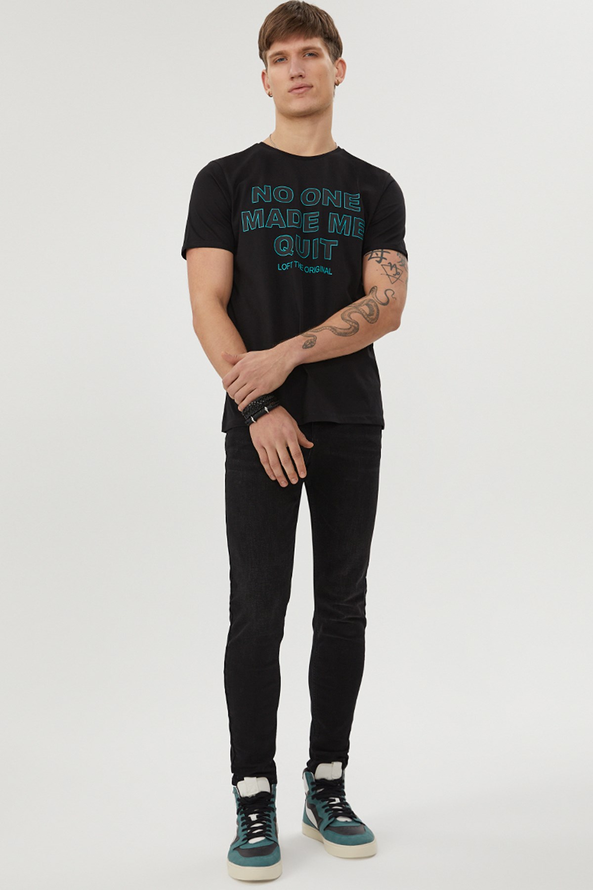 Loft Siyah Erkek Tişört LF2028991 Siyah