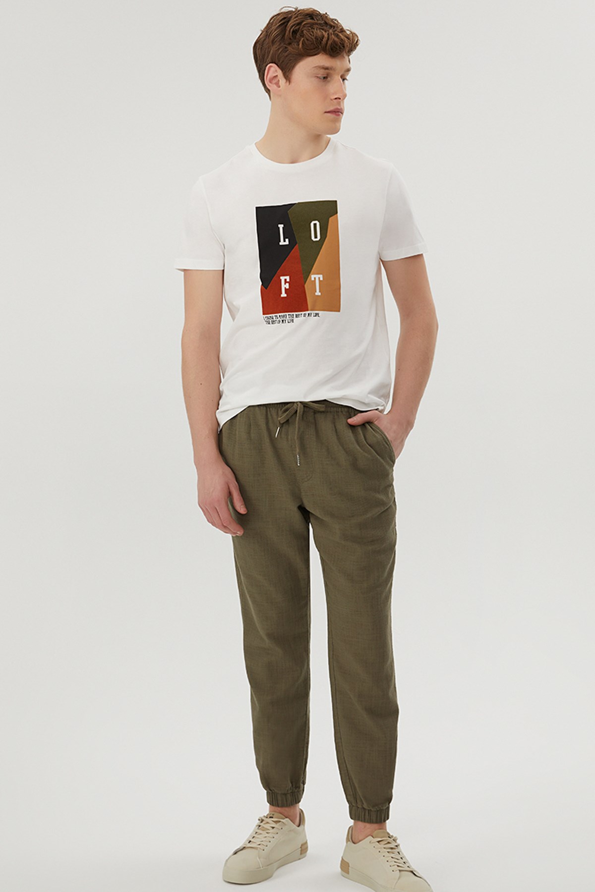 Loft Regular Fit Erkek Pantolon LF2029015 Haki