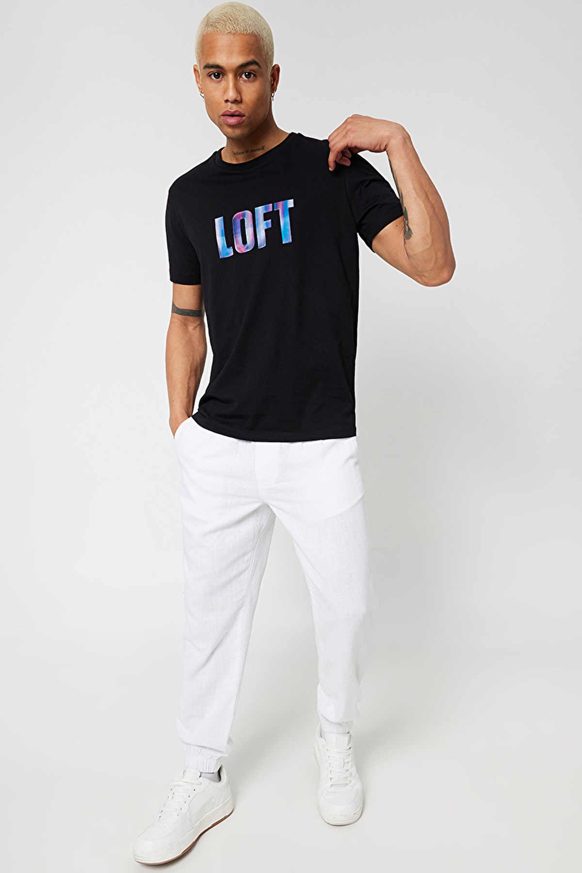 Loft Regular Fit Erkek Pantolon LF2029015 Beyaz