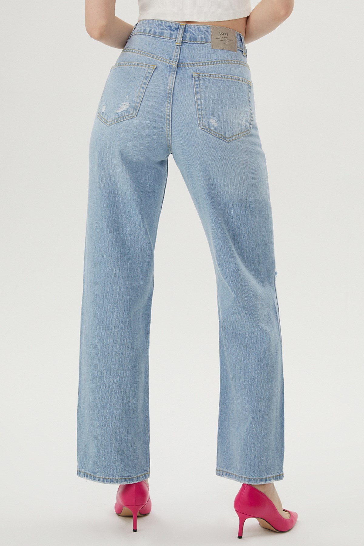 Loft Wide Leg Patricia Kadın Jean Pantolon LF2029025 Standart