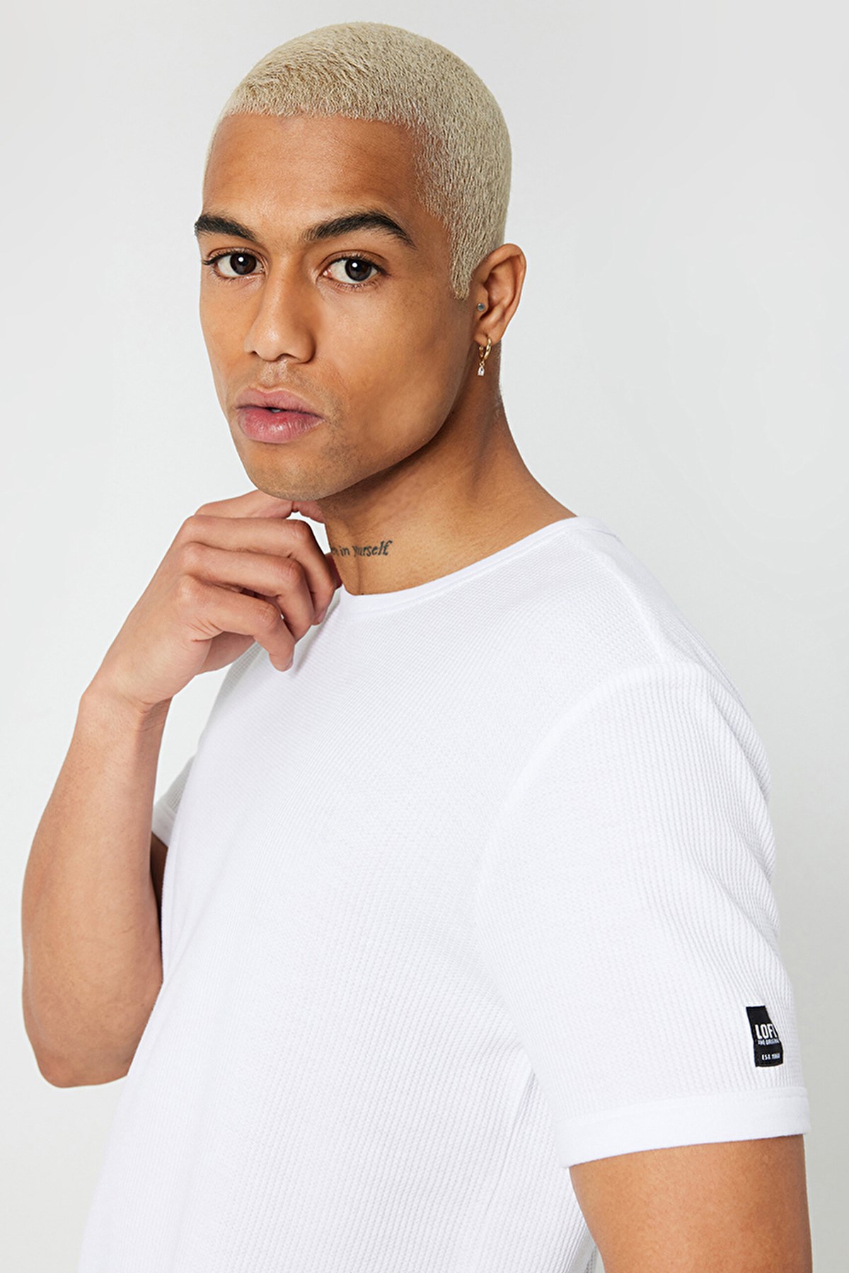 Loft Regular Fit Erkek Tişört LF2029027 Beyaz