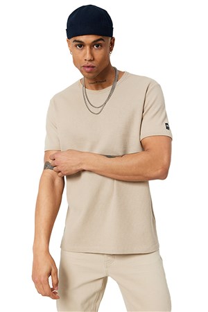 Loft Regular Fit Erkek Tişört LF2029027 Bej