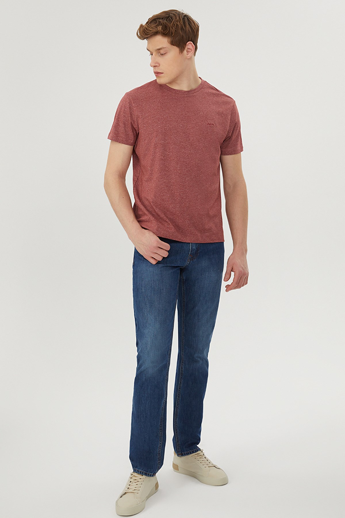 Loft Erkek Tişört LF2029040 Bordo