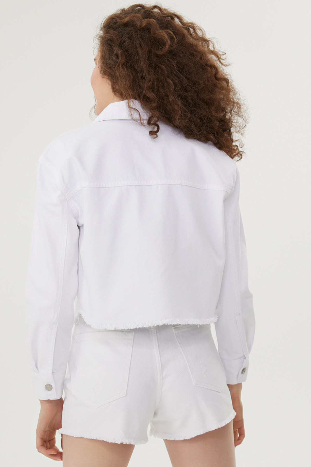 Loft Sander Kadın Kot Gömlek LF2029069 Standart