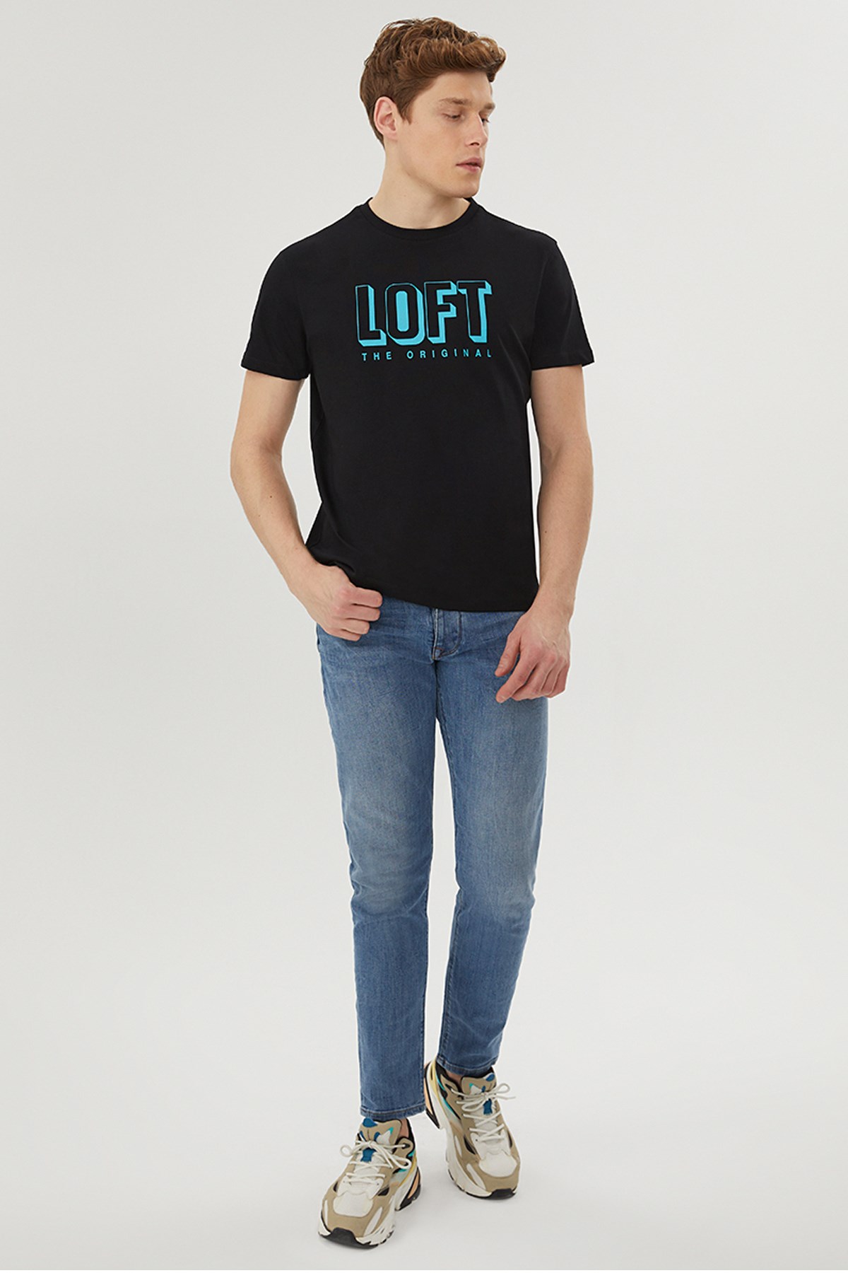 Loft Erkek Tişört LF2029073 Siyah