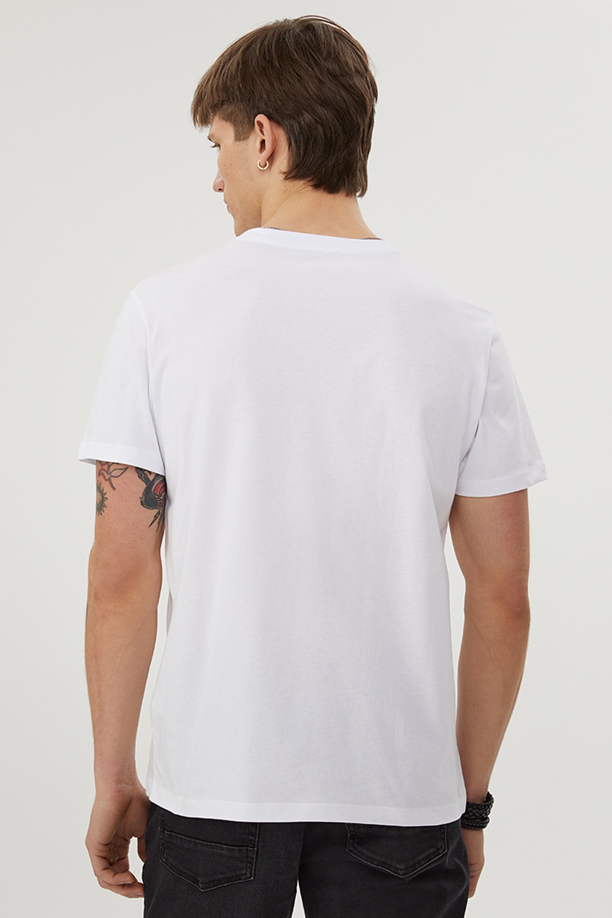 Loft Beyaz Erkek Tişört LF2029087 Beyaz