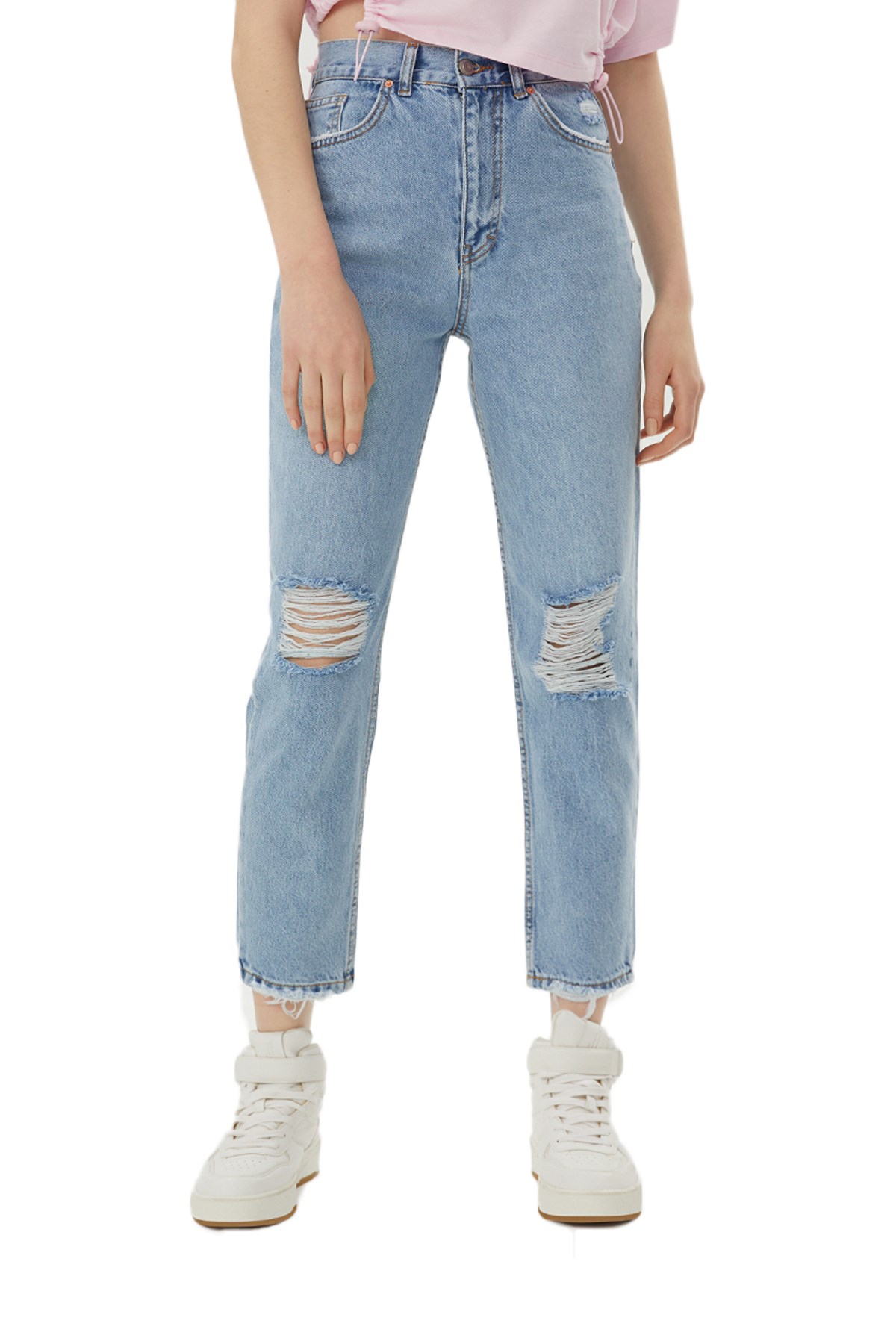 Loft Mom Valena Kadın Jean Pantolon LF2029093 Standart