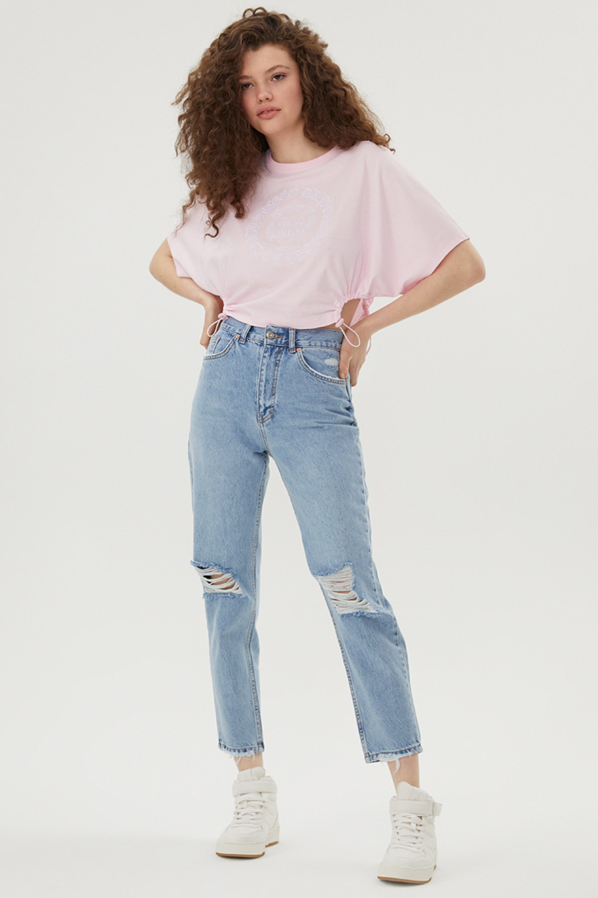 Loft Mom Valena Kadın Jean Pantolon LF2029093 Standart