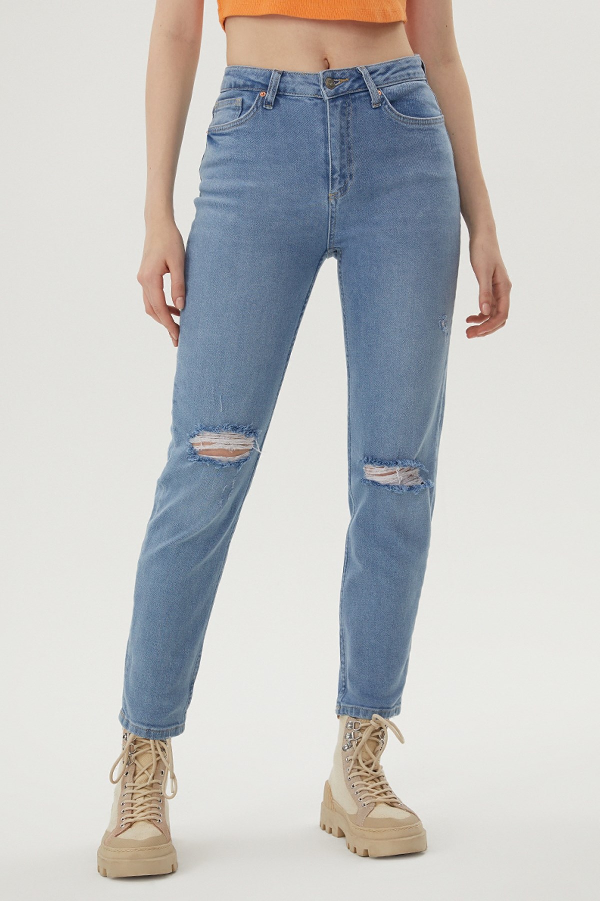 Loft Girlfriend Tessa Light Kadın Jean Pantolon LF2029095 Standart