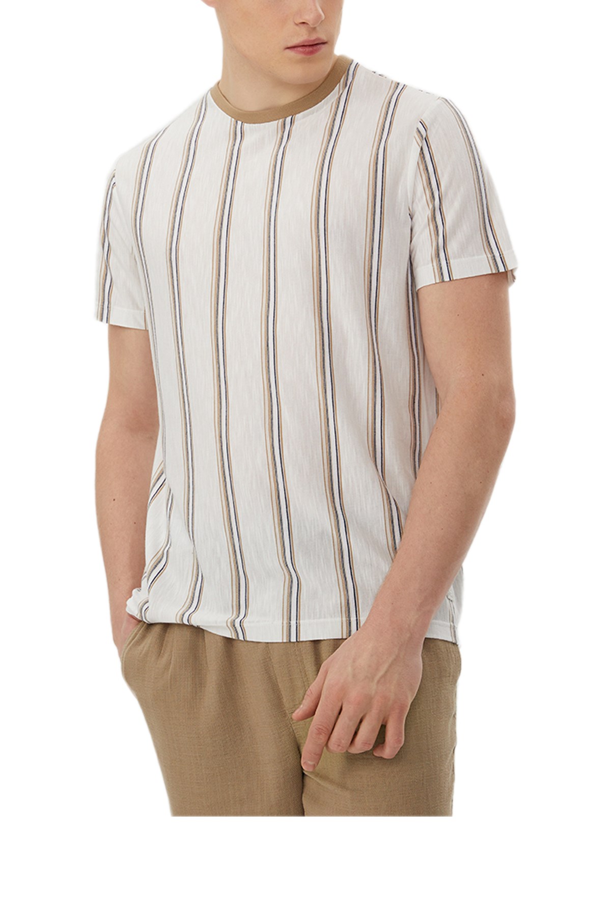 Loft KırıkBeyaz Erkek Tişört LF2029236 Beyaz