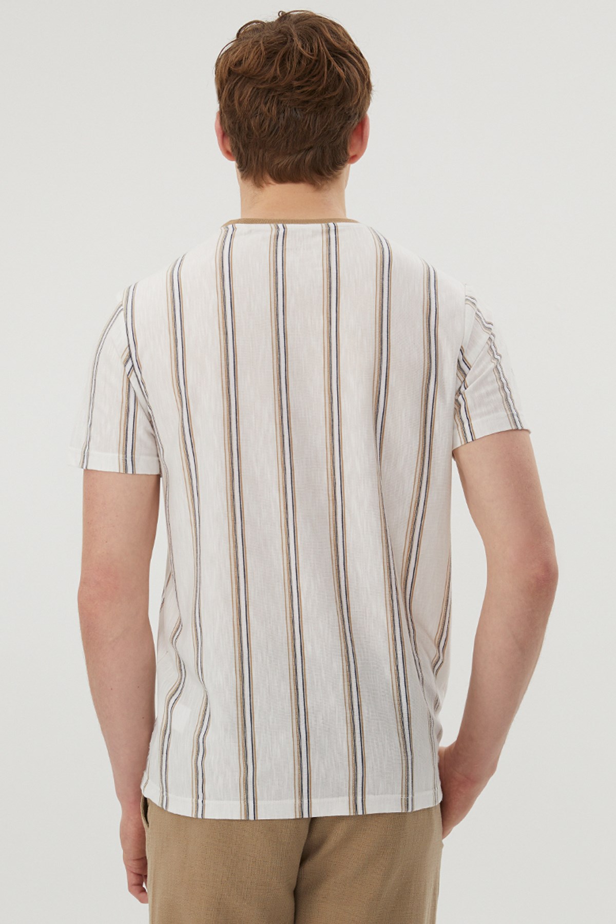 Loft KırıkBeyaz Erkek Tişört LF2029236 Beyaz