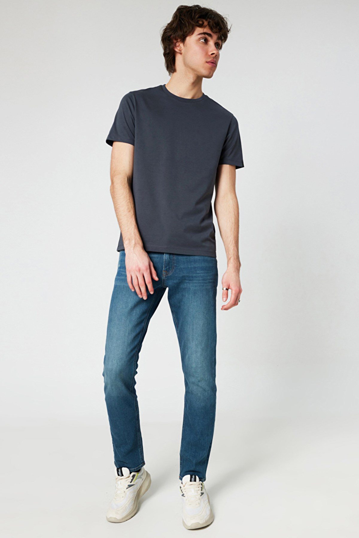 Loft Regular Fit Erkek Tişört LF2029278 Antrasit