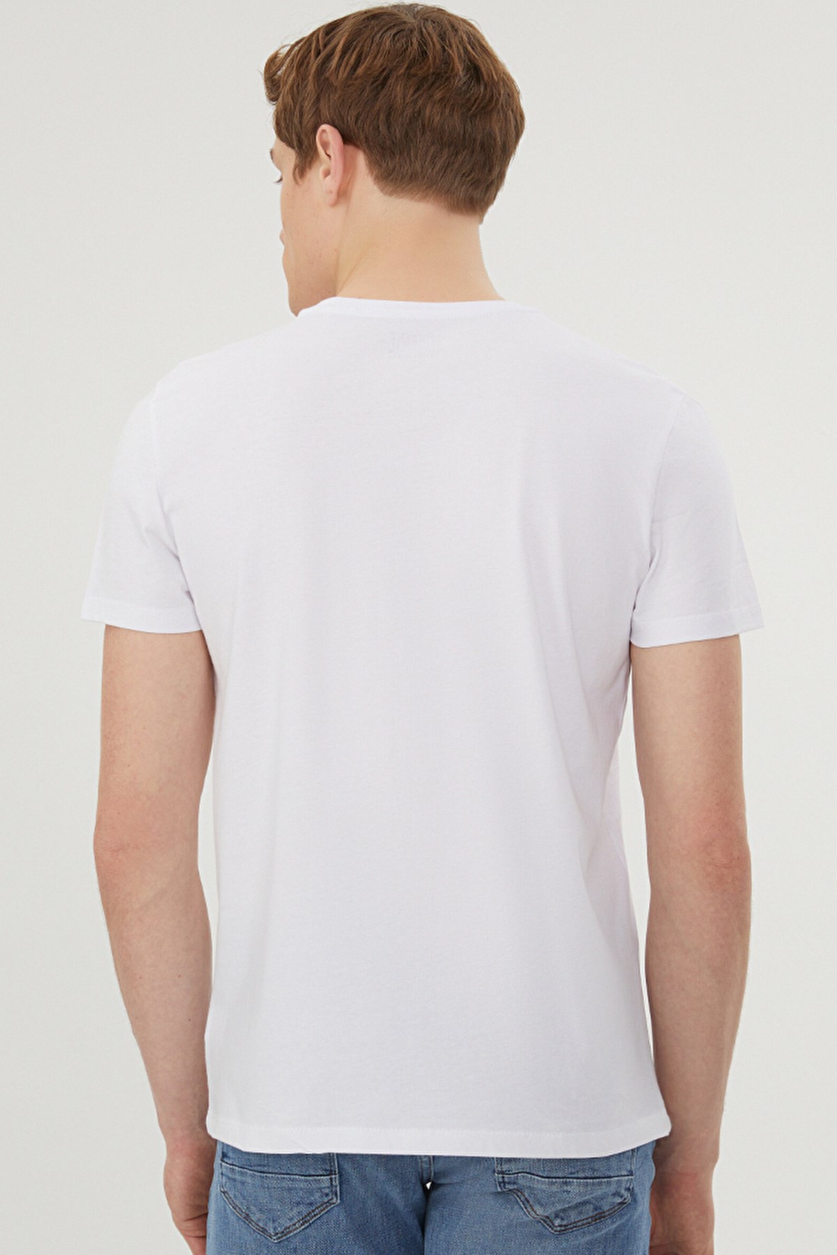 Loft Regular Fit Erkek Tişört LF2029278 Beyaz