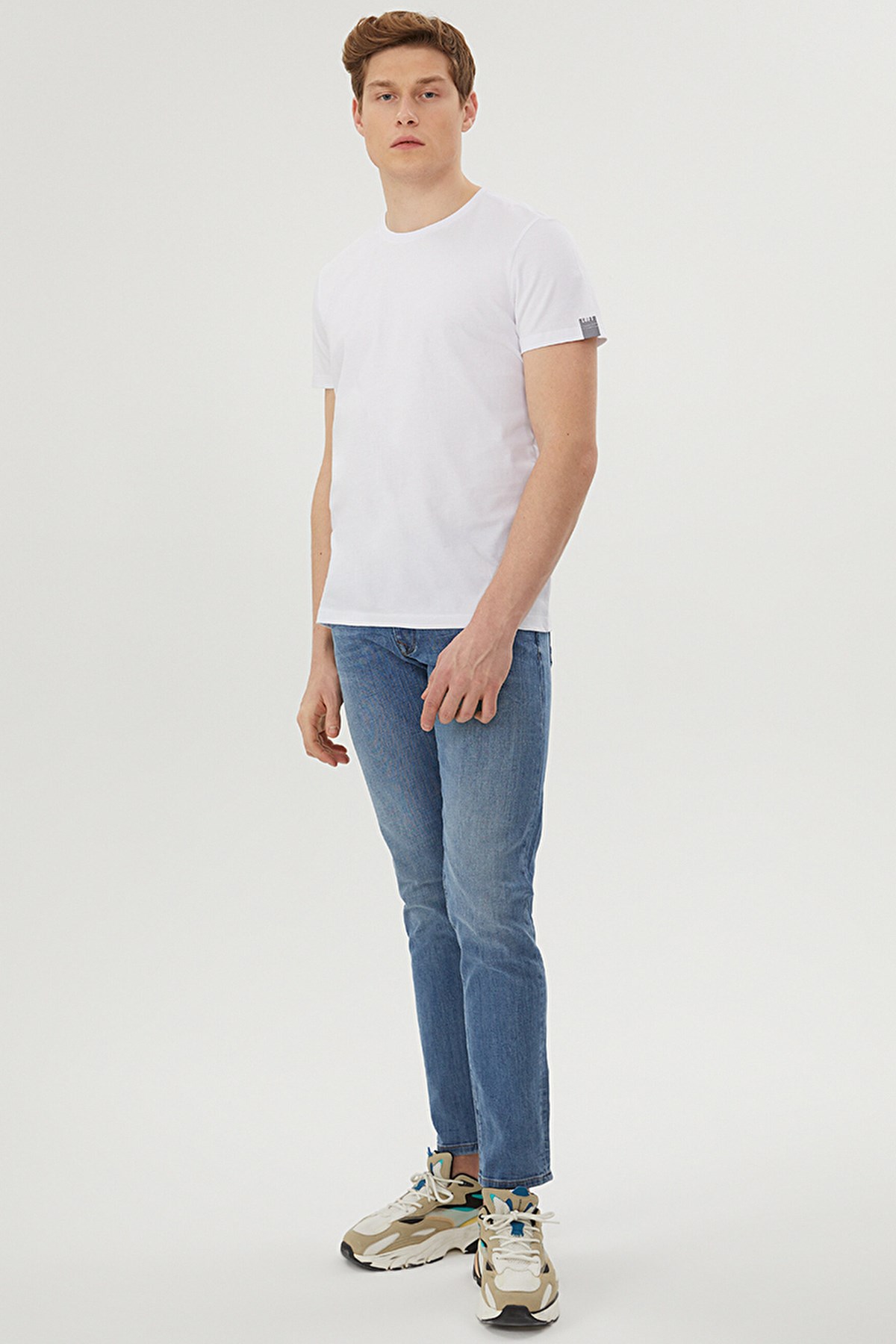 Loft Regular Fit Erkek Tişört LF2029278 Beyaz