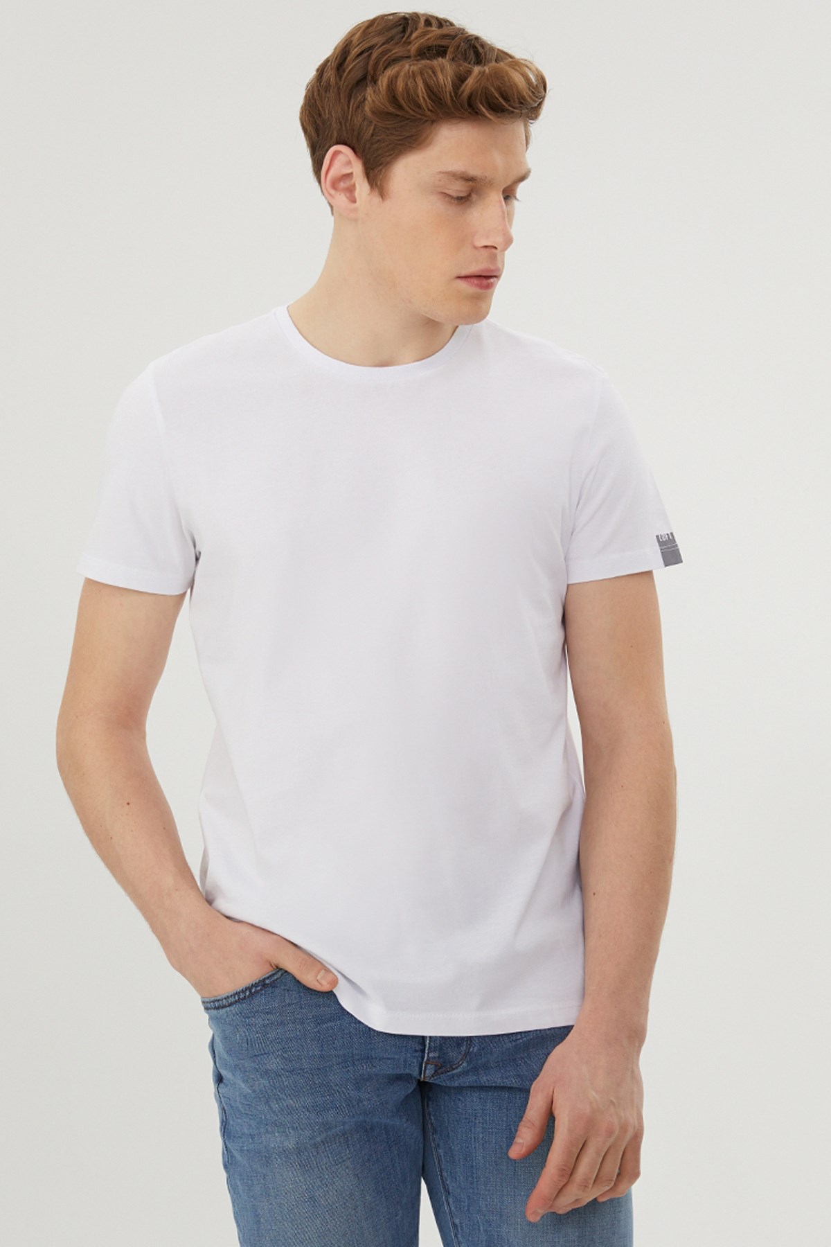 Loft Regular Fit Erkek Tişört LF2029278 Beyaz