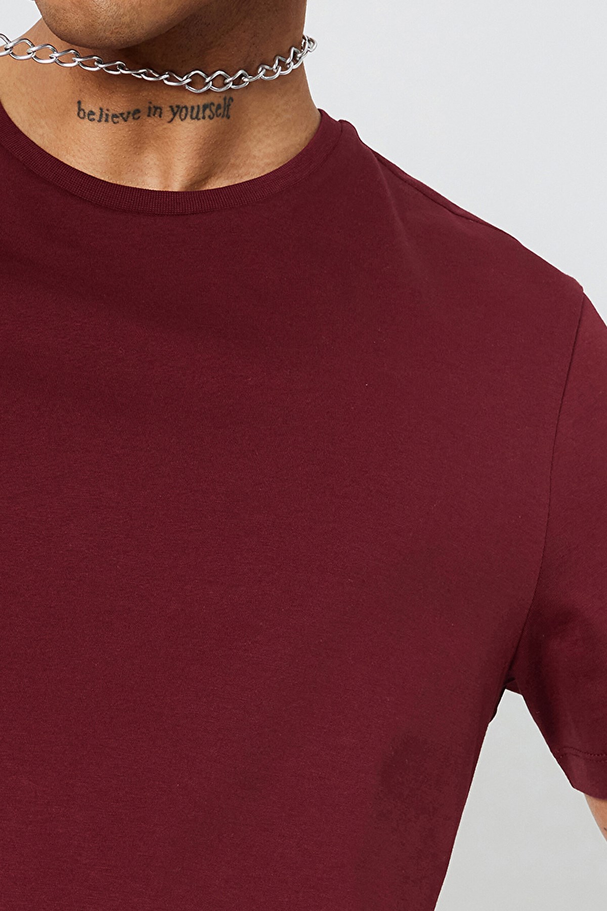 Loft Regular Fit Erkek Tişört LF2029278 Bordo