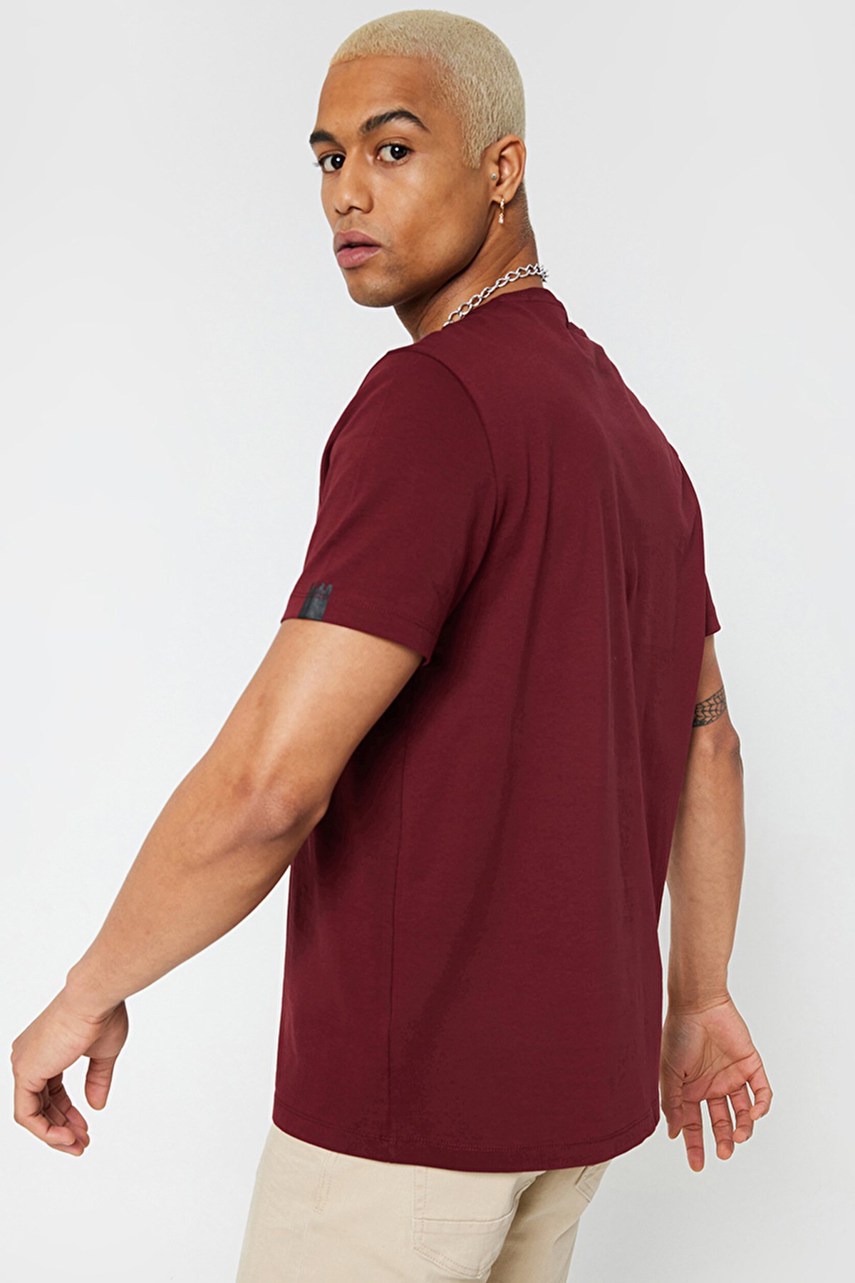 Loft Regular Fit Erkek Tişört LF2029278 Bordo