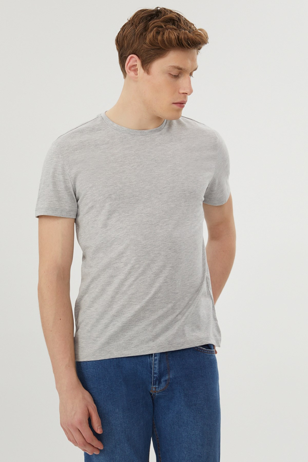 Loft Regular Fit Erkek Tişört LF2029278 Gri