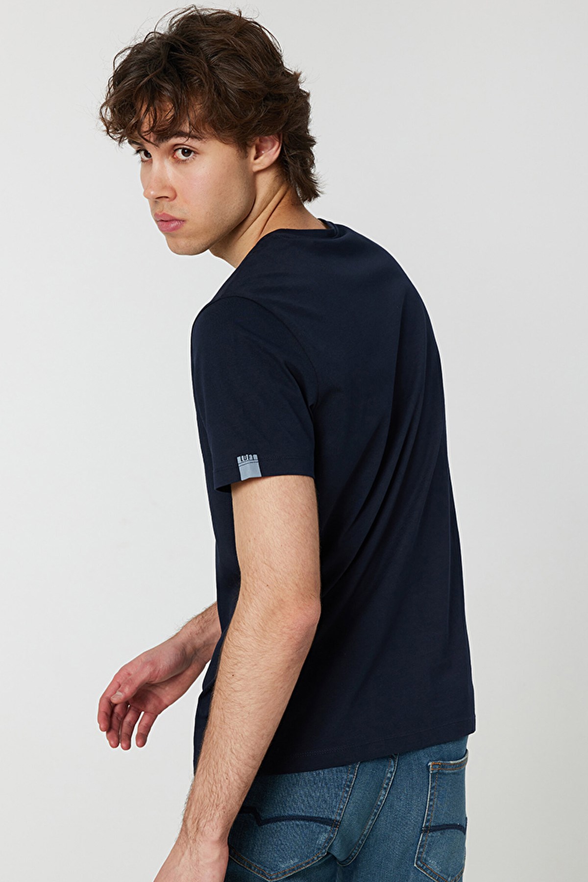 Loft Regular Fit Erkek Tişört LF2029278 Lacivert