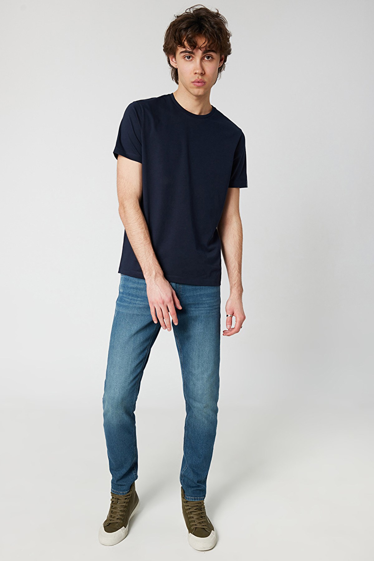 Loft Regular Fit Erkek Tişört LF2029278 Lacivert