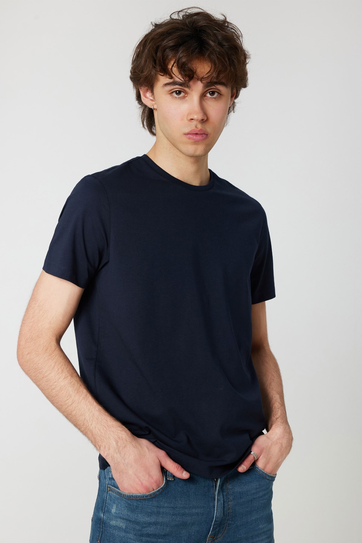 Loft Regular Fit Erkek Tişört LF2029278 Lacivert
