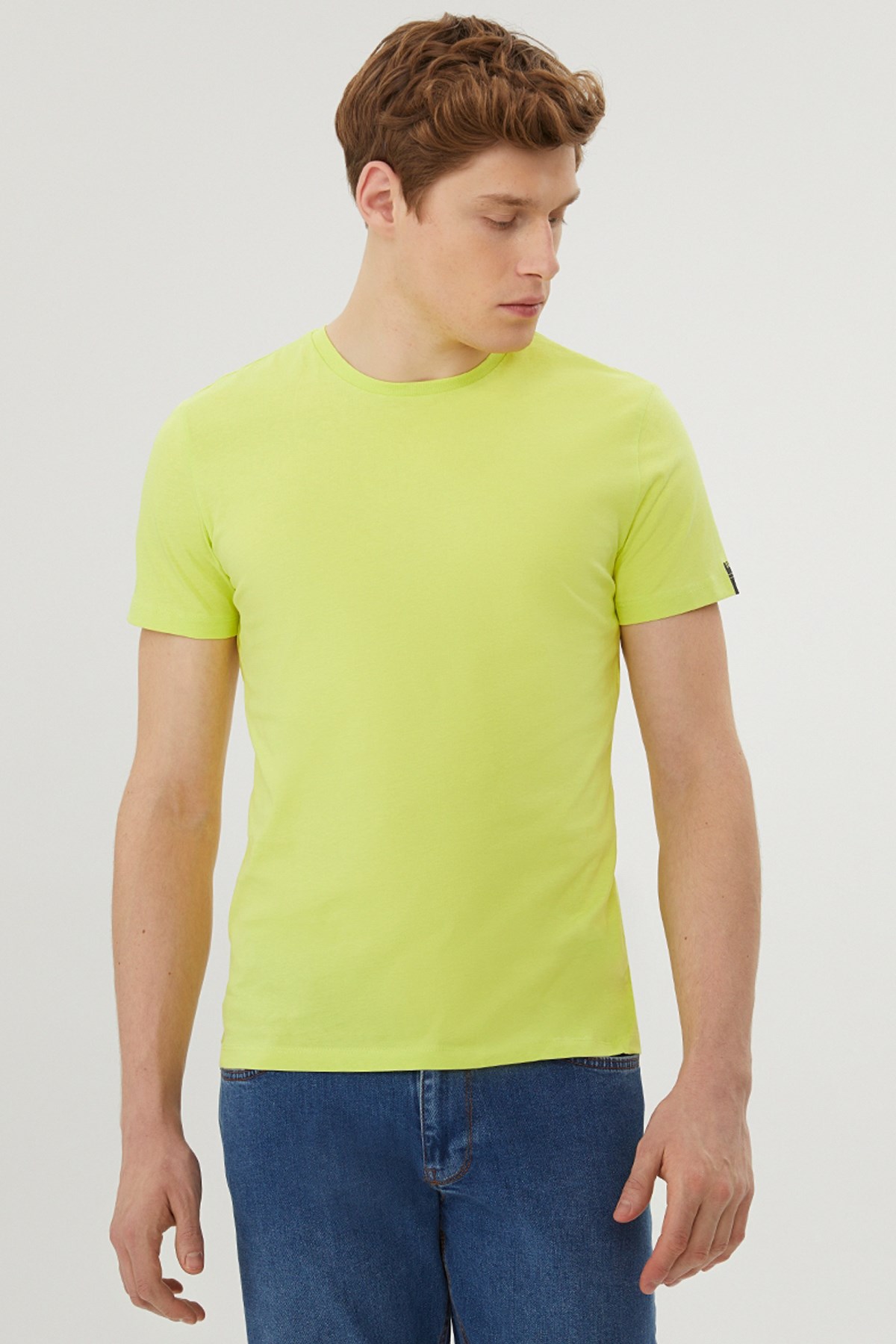 Loft Regular Fit Erkek Tişört LF2029278 Sarı