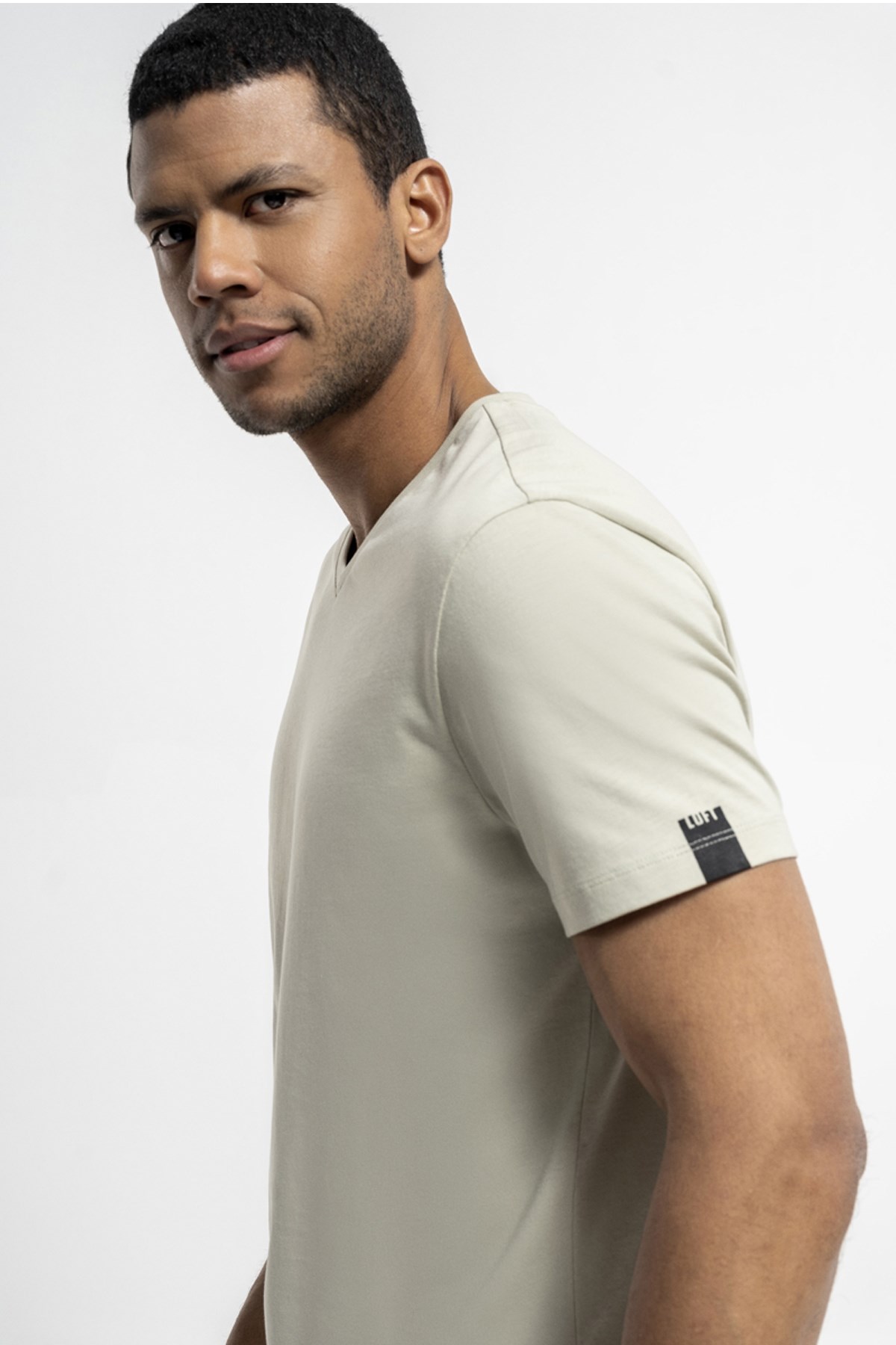 Loft Regular Fit Erkek Tişört LF2029279 Krem