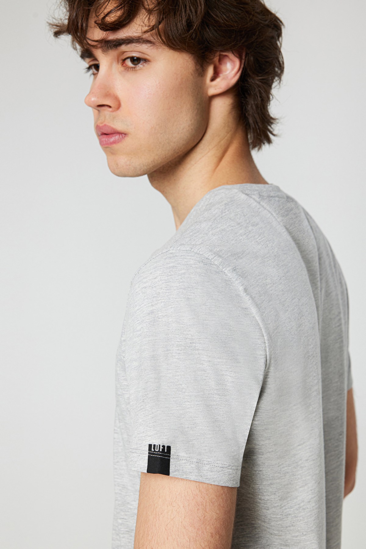 Loft Regular Fit Erkek Tişört LF2029279 Gri