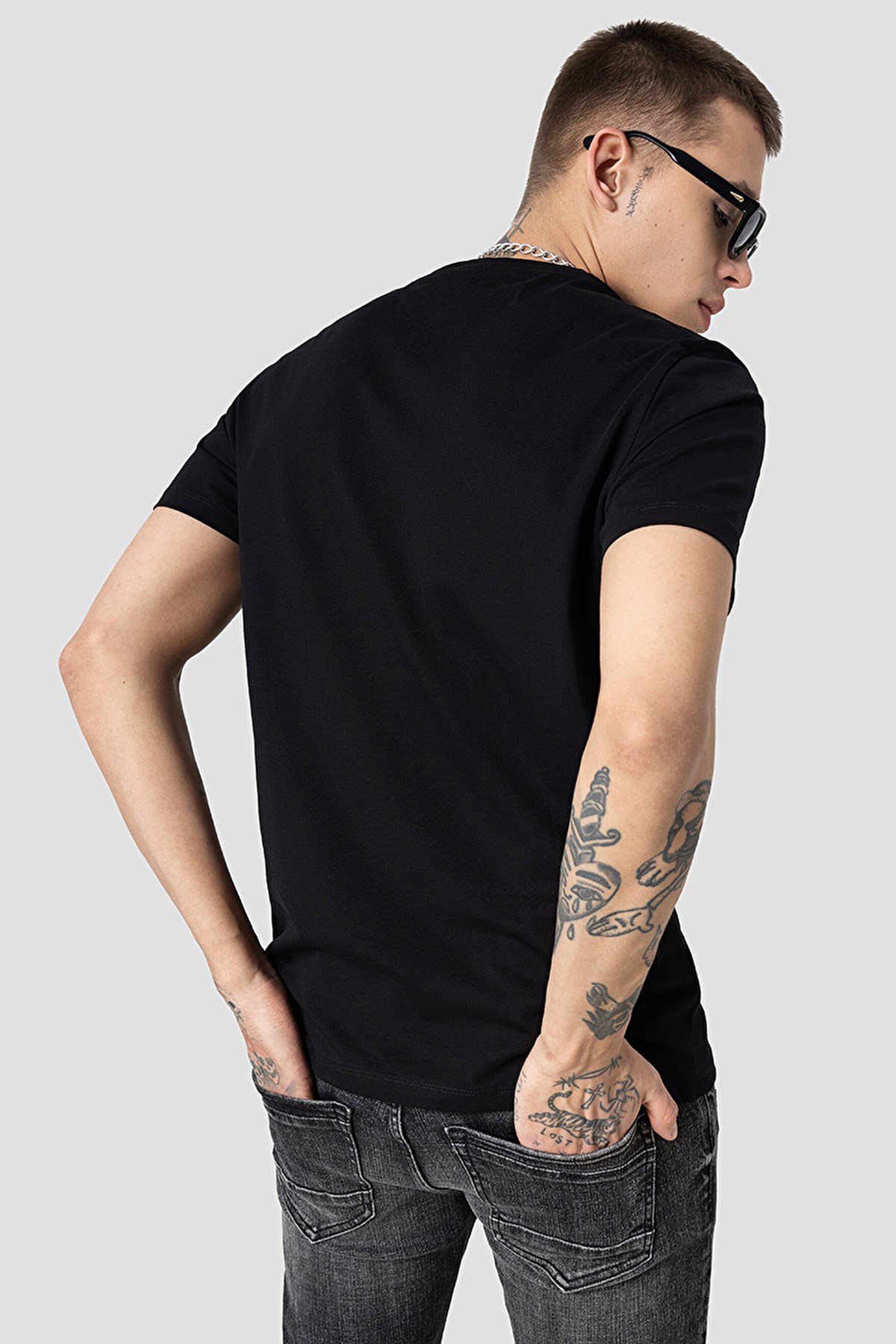 Loft Regular Fit Erkek Tişört LF2029279 Siyah