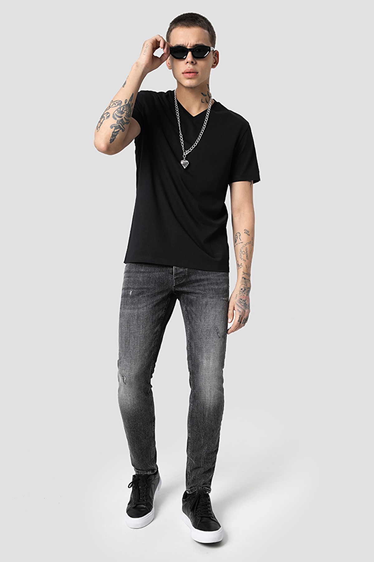 Loft Regular Fit Erkek Tişört LF2029279 Siyah