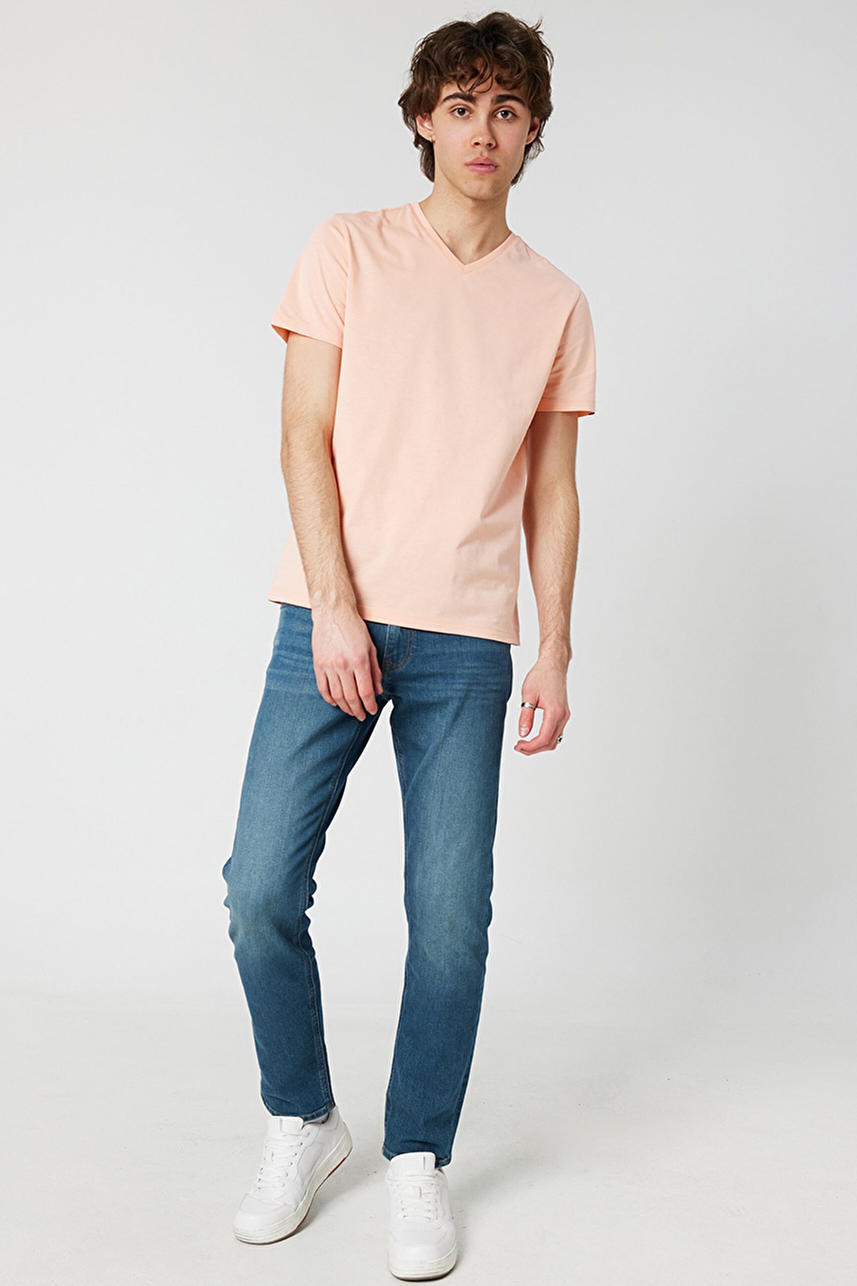 Loft Regular Fit Erkek Tişört LF2029279 Turuncu