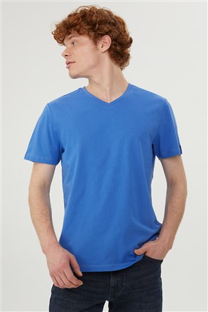 Loft Regular Fit Erkek Tişört LF2029279 Mavi