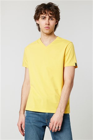 Loft Regular Fit Erkek Tişört LF2029279 Sarı