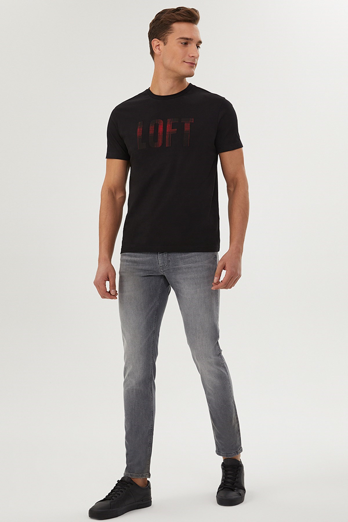 Loft Ricardo Slim Fit Erkek Jean Pantolon LF2029347 Antrasit