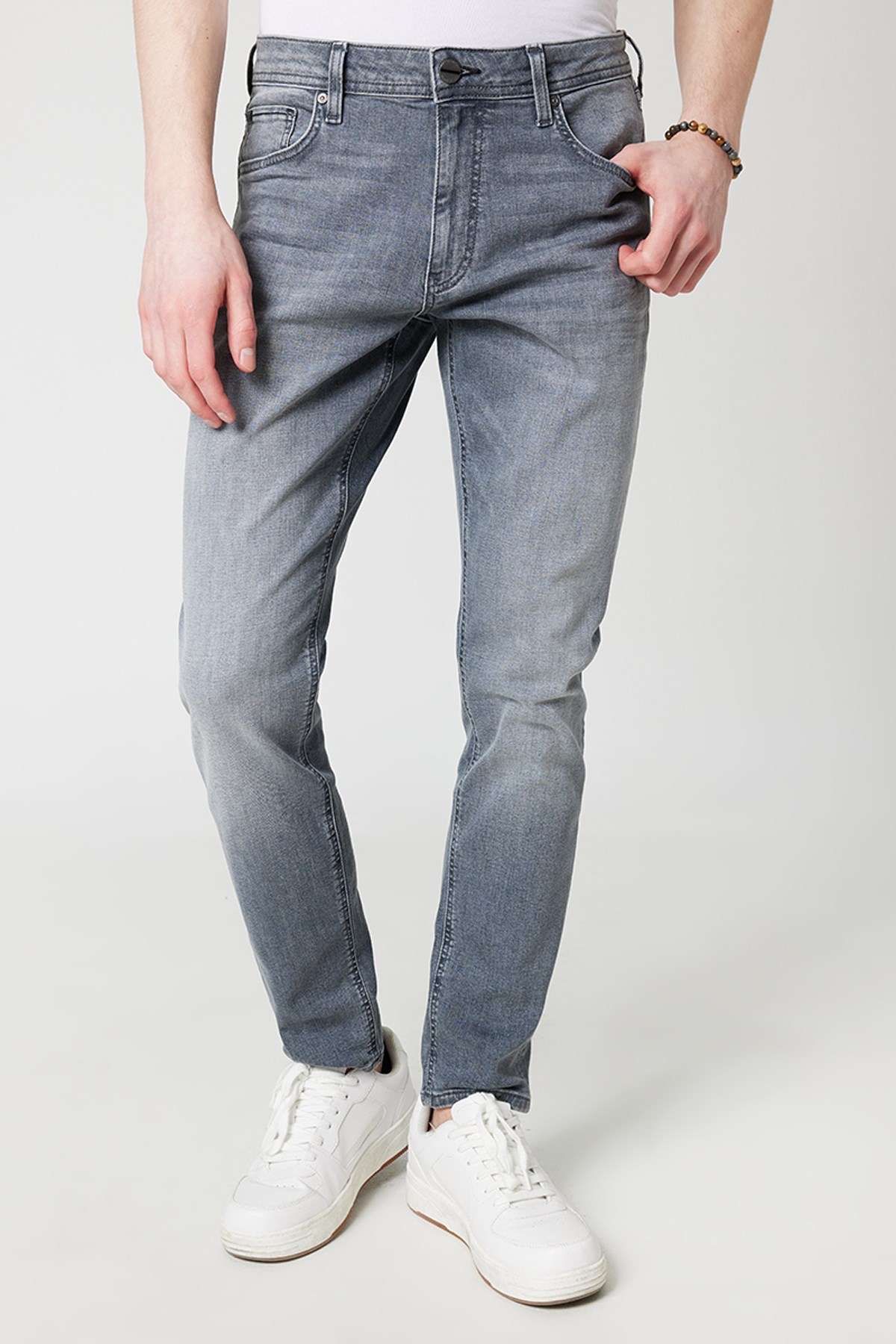 Loft Ricardo Slim Fit Erkek Jean Pantolon LF2029347 Gri