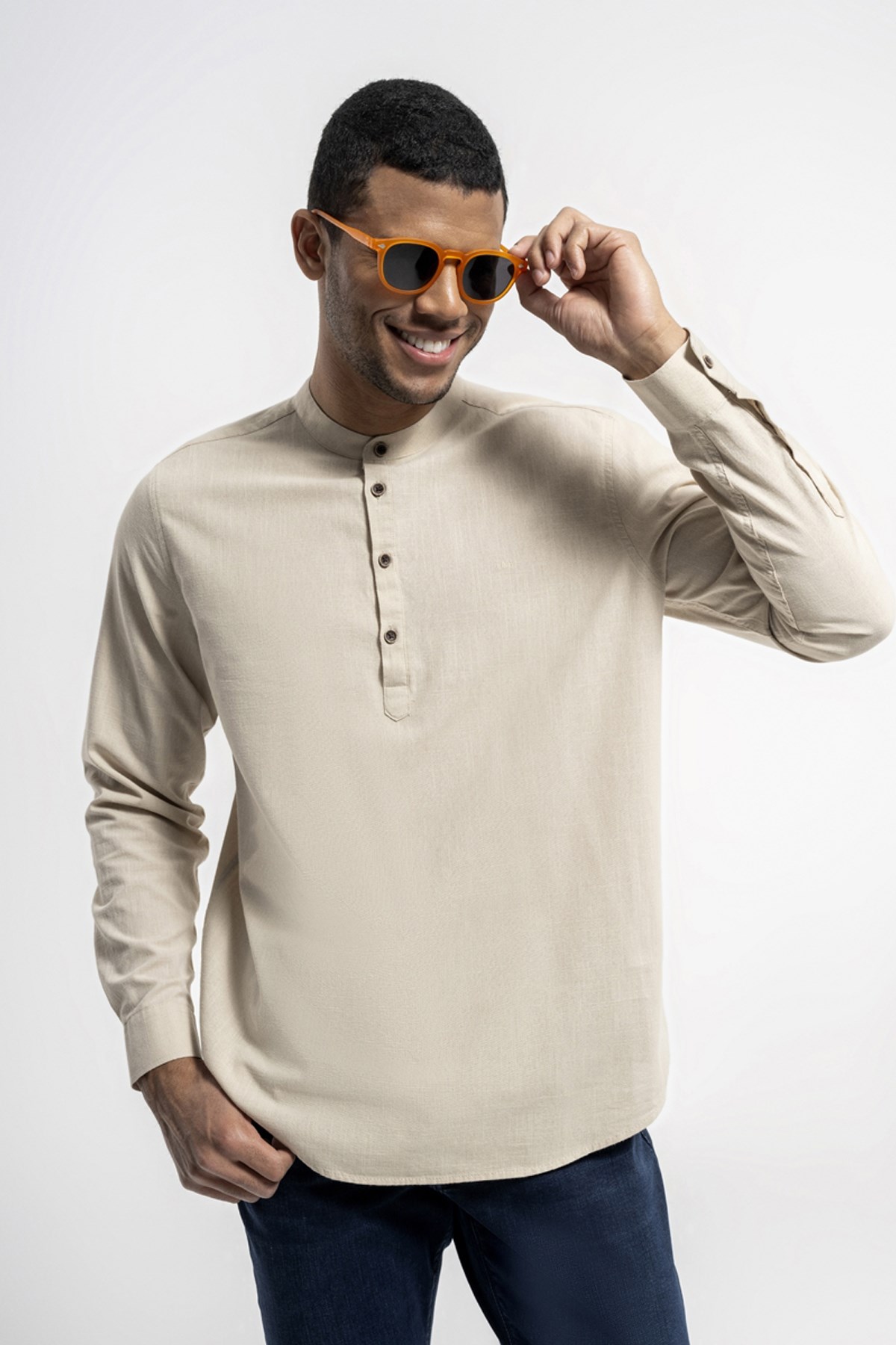 Loft Regular Fit Erkek Gömlek LF2029369 Bej