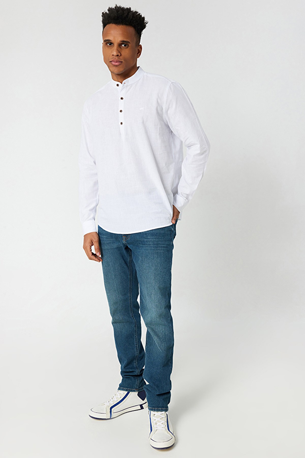 Loft Regular Fit Erkek Gömlek LF2029369 Beyaz
