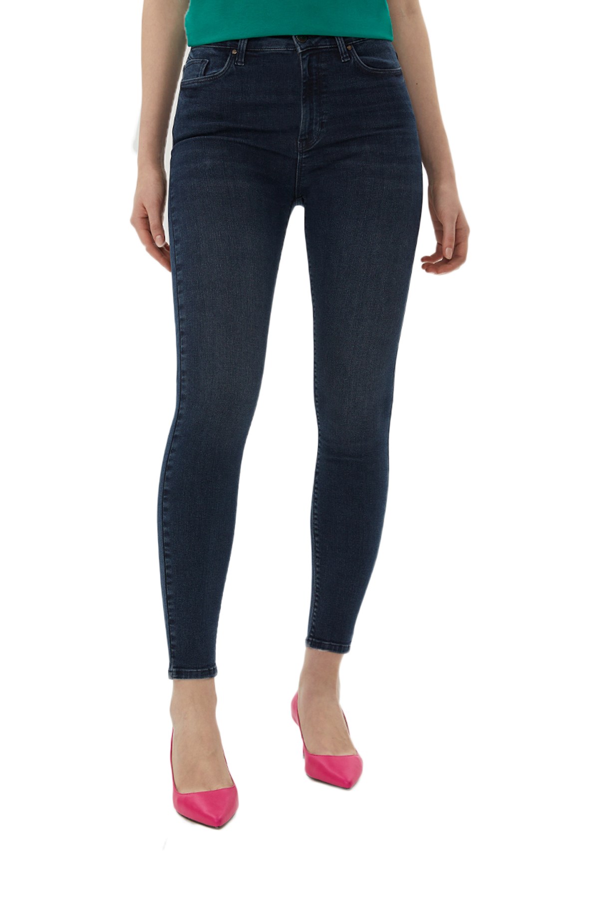 Loft Nicole Mary Blue Black Kadın PantolonLF2029456 Standart