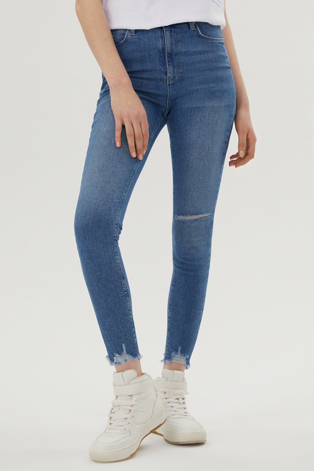 Loft Natalie Lola Light Kadın Jean PantolonLF2029516 Standart