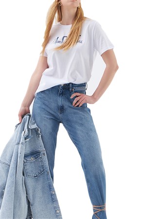 Loft Mom Jeans JESIL Mid Kadın Pantolon LF2029583 Standart