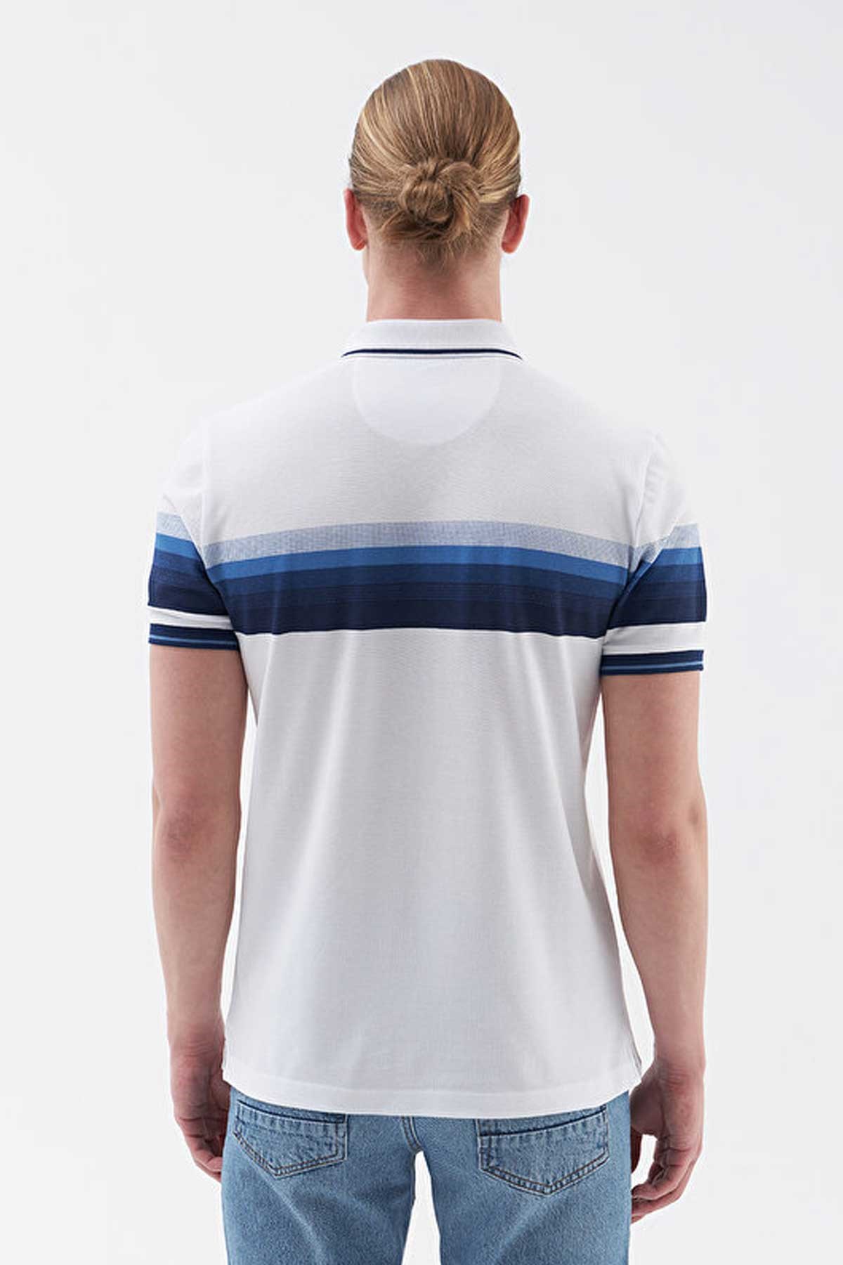 Loft Erkek Polo Yaka Tişört LF2029677 Beyaz