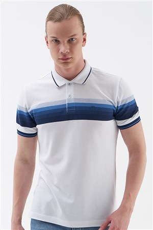 Loft Erkek Polo Yaka Tişört LF2029677 Beyaz