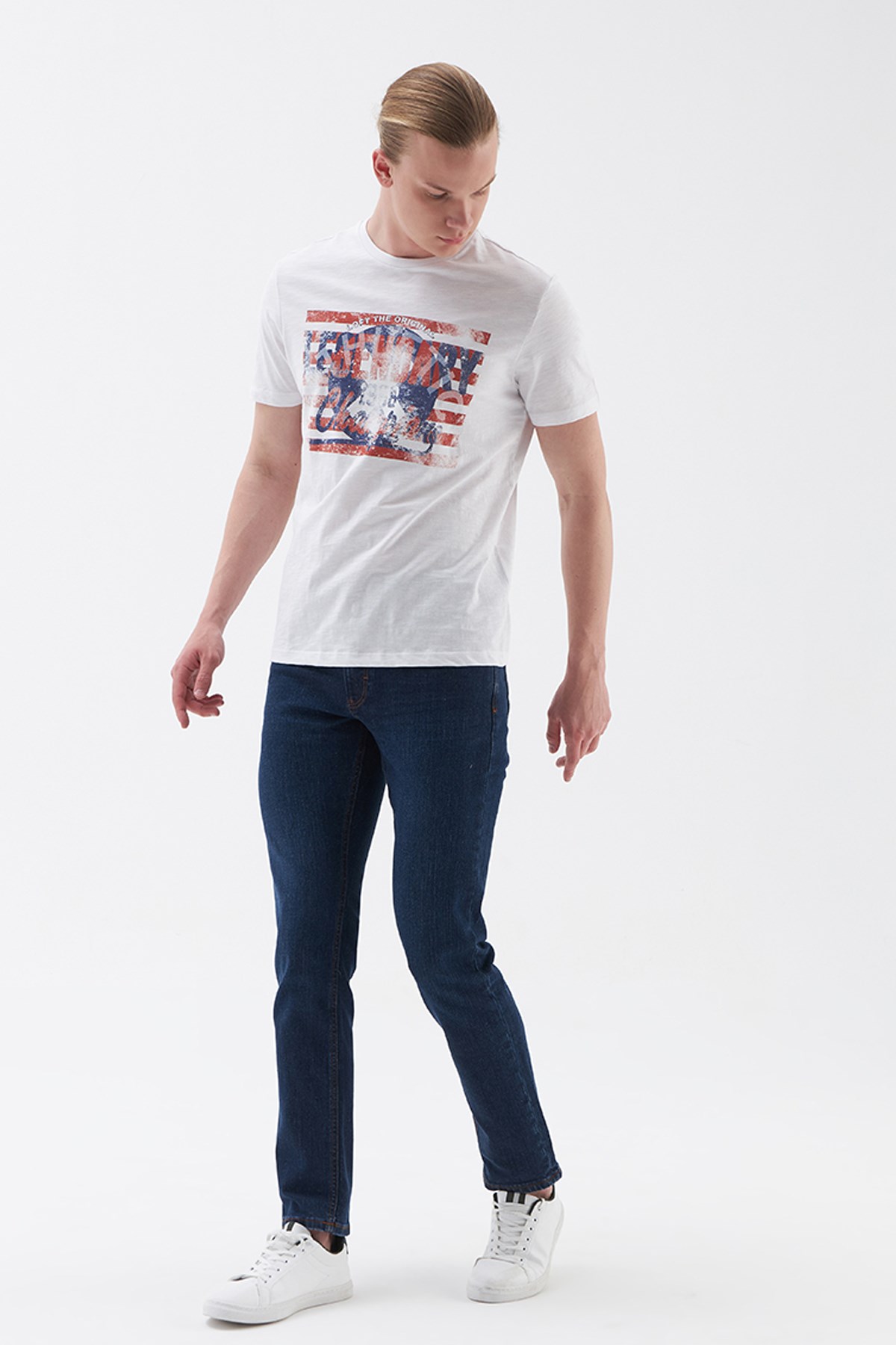 Loft Beyaz Erkek Tişört LF2029691 Beyaz