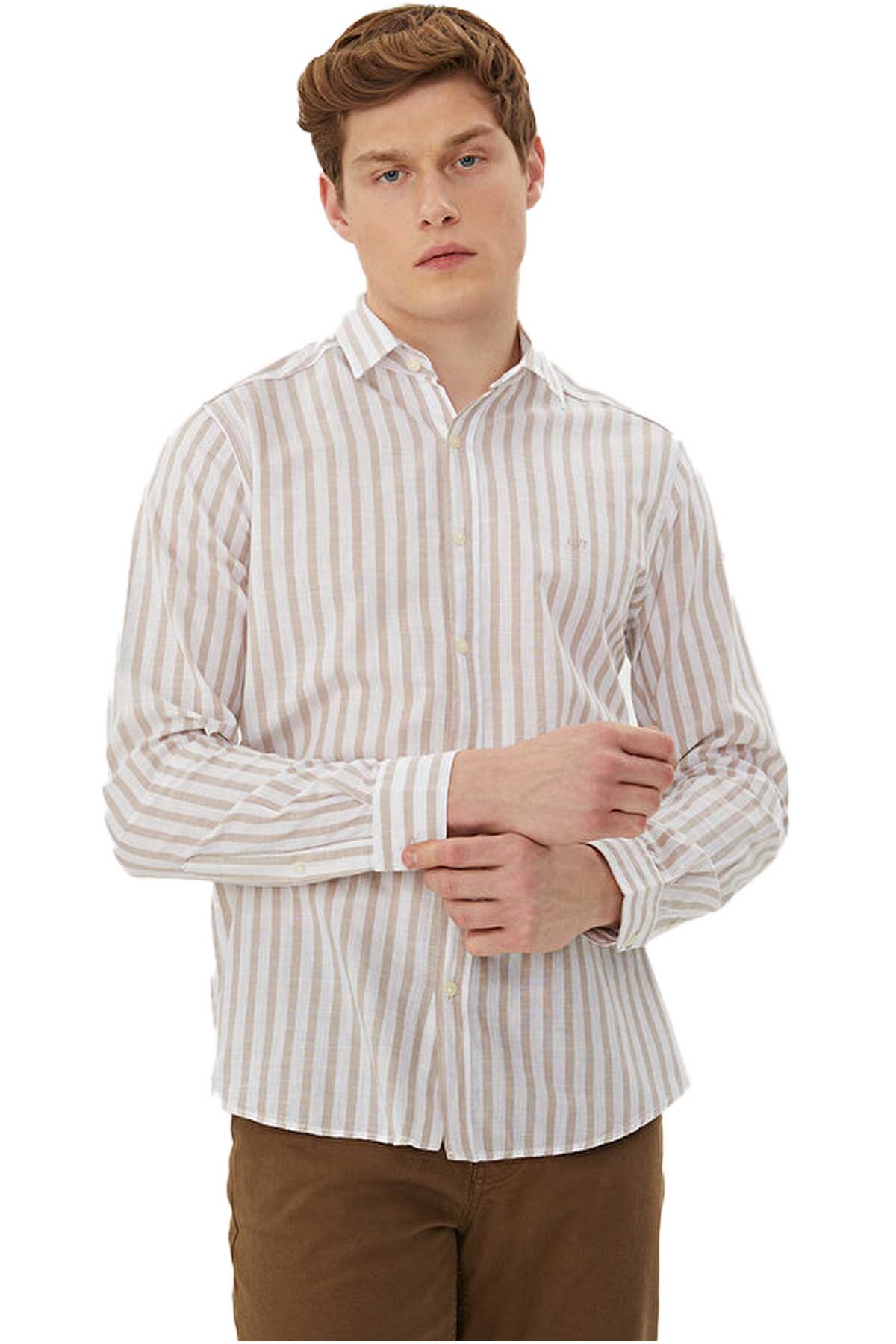 Loft Regular Fit Erkek Gömlek LF2029706 Bej