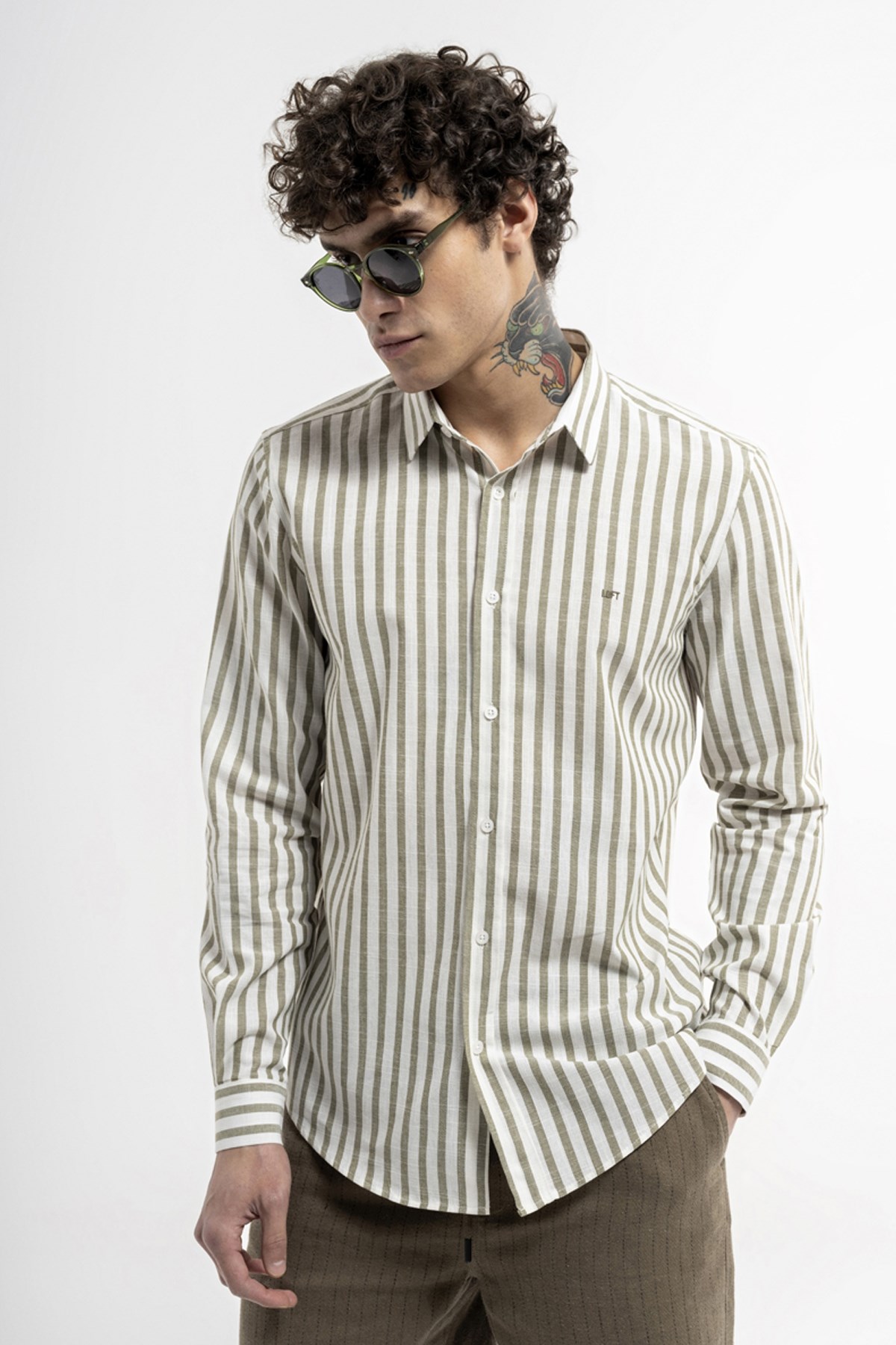 Loft Regular Fit Erkek Gömlek LF2029706 Haki