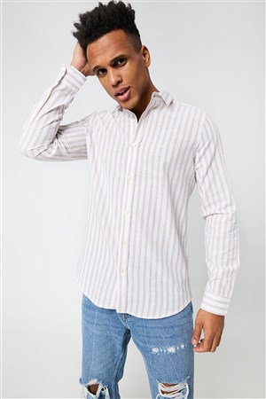 Loft Regular Fit Erkek Gömlek LF2029706 Bej