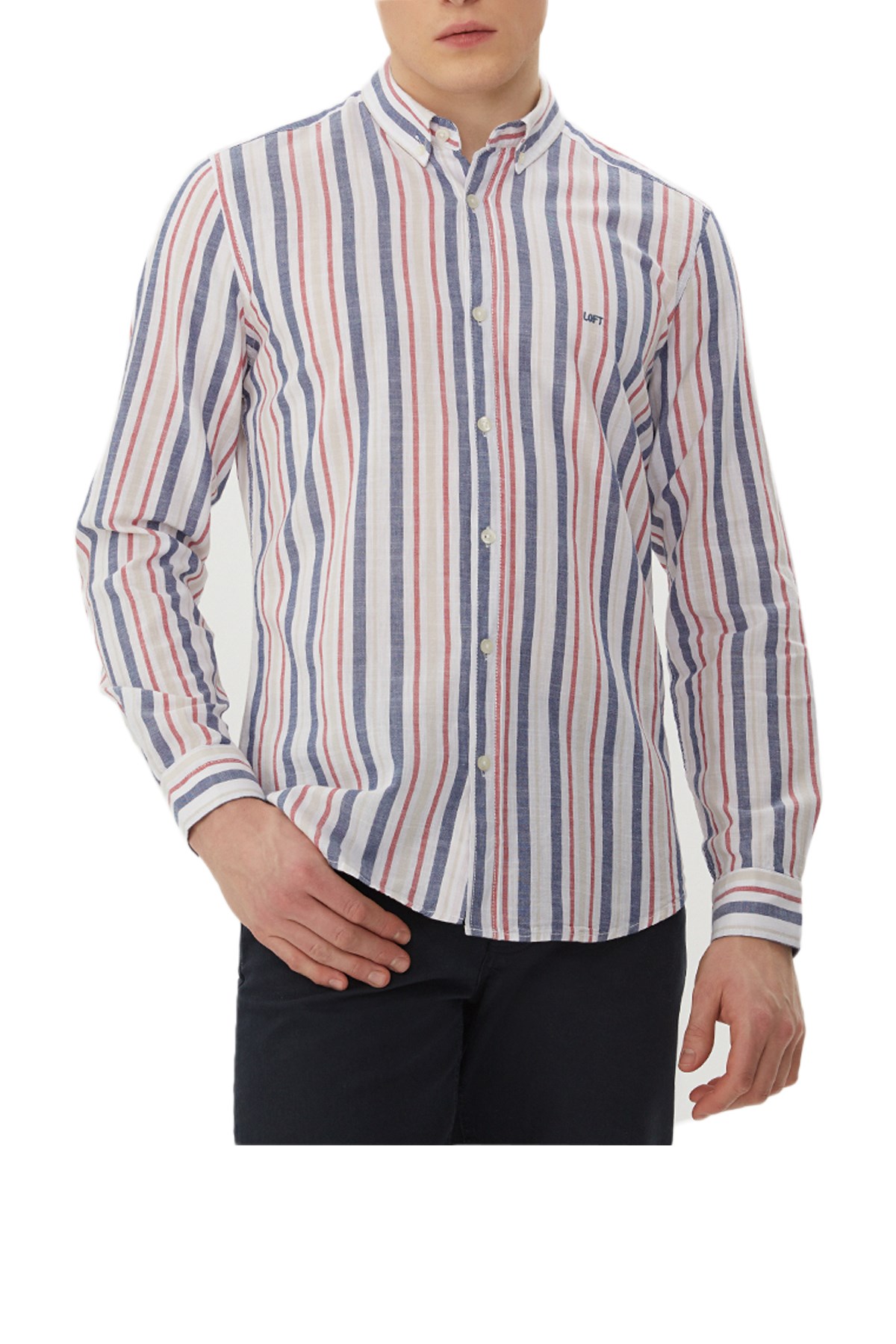 Loft Erkek GömlekLF2029710 Beyaz